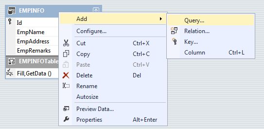 add query